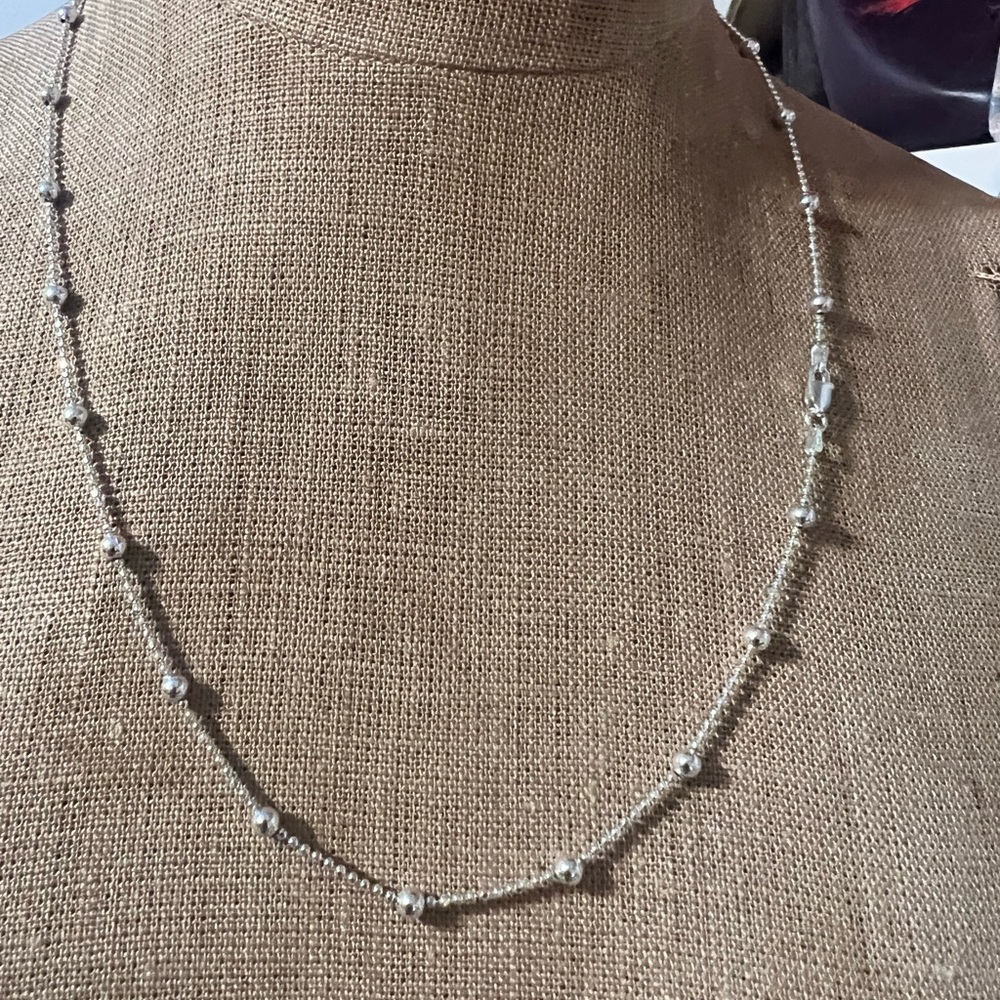 Silver necklace